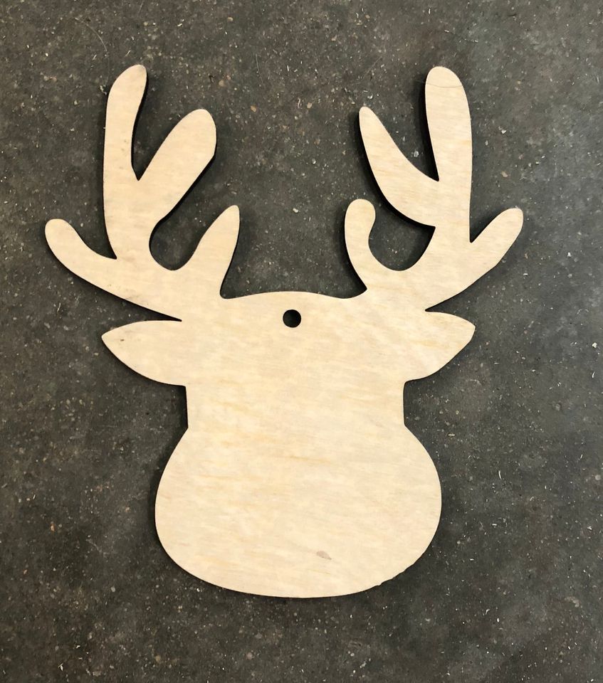 Reindeer Ornament Mr Peacock S Wood Llc