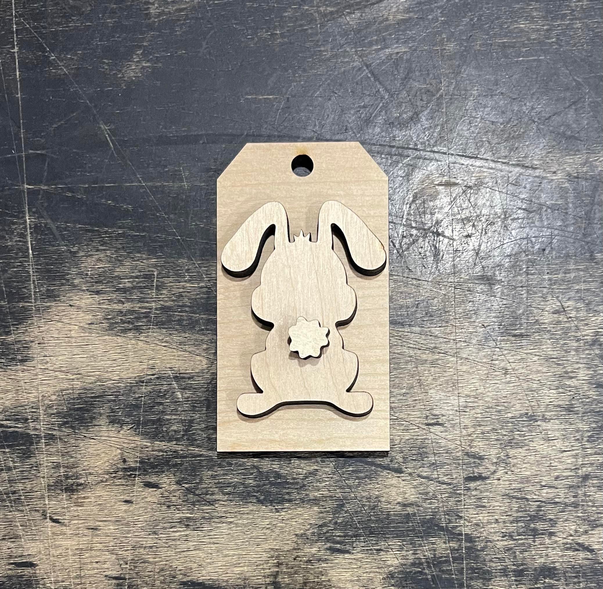 3 layered bunny back easter basket or tier tray tag mr peacock s